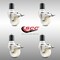 Service Caster 3 Inch 316SS Nylon Wheel Swivel 1-7/8 Inch Expanding Stem Caster Set Lock Brake SCC-SS316TTLEX20S314-NYS-178-4 - alternate 3